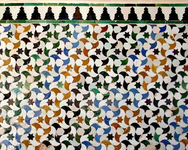 мозаичное панно в Альгамбре