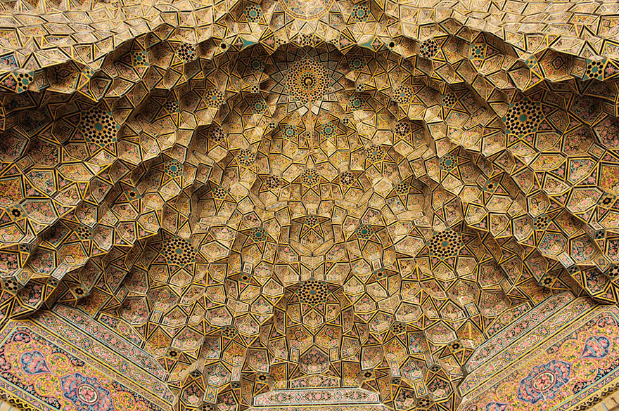 Орнамент мечеть Шираз, Иран