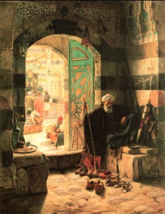 Густав Бауэрфайнд (1848-1904). Привратник  мечети